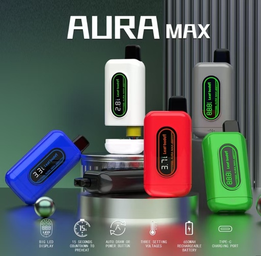 Leaf Buddi - Aura Max - Dry Herb Device - Green