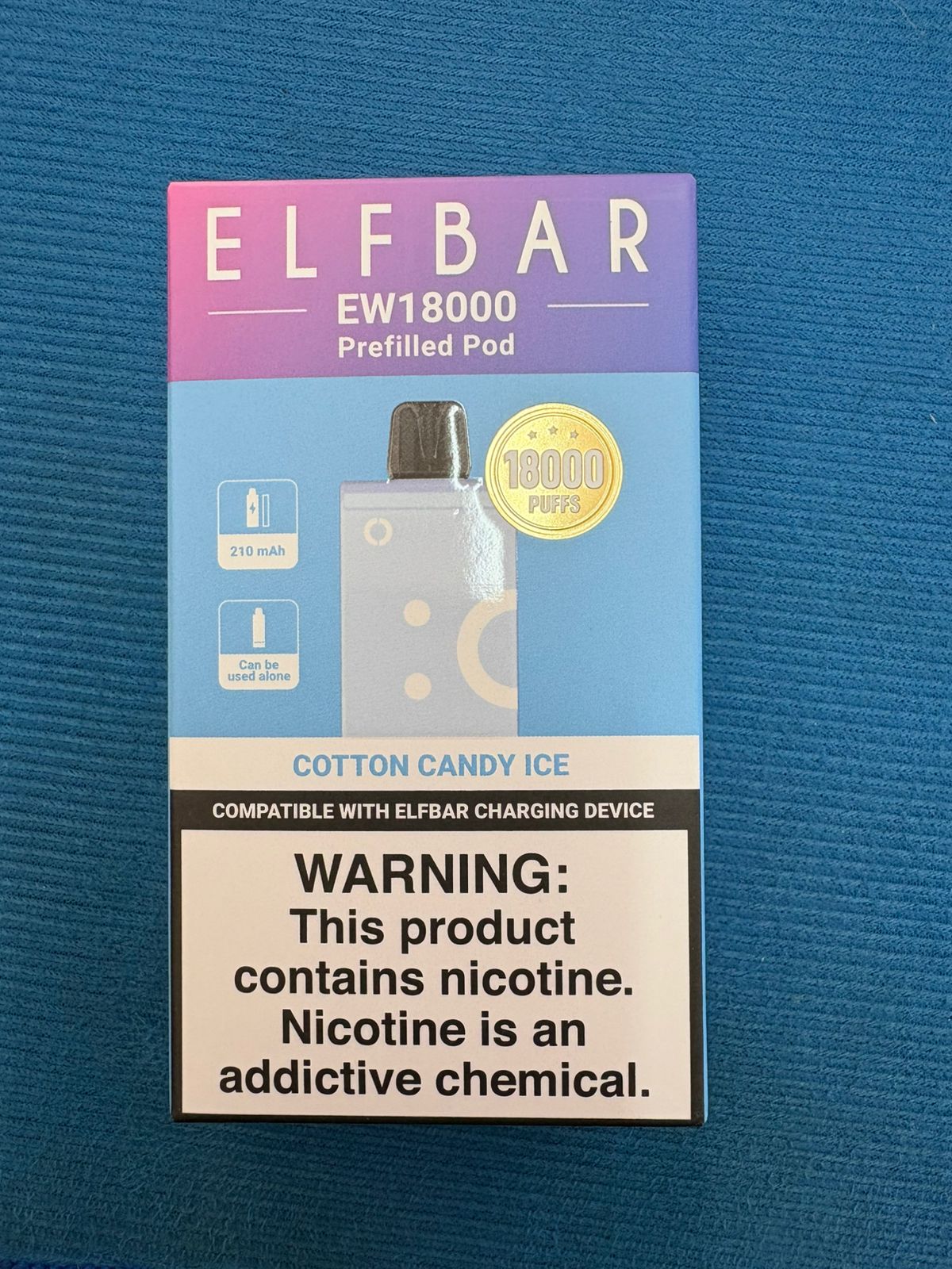 Elf Bar - EW18000 - Cartridge - Cotton Candy 5% | Smack That