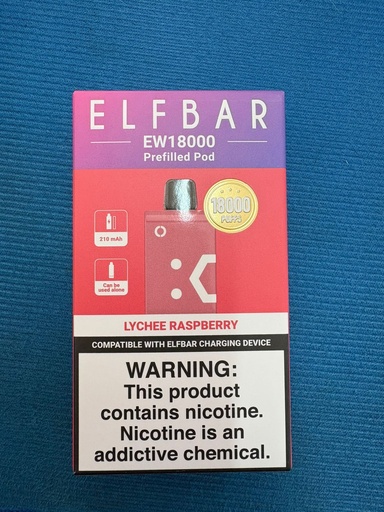 Elf Bar - EW18000 - Cartridge - Lychee Raspberry 5%  