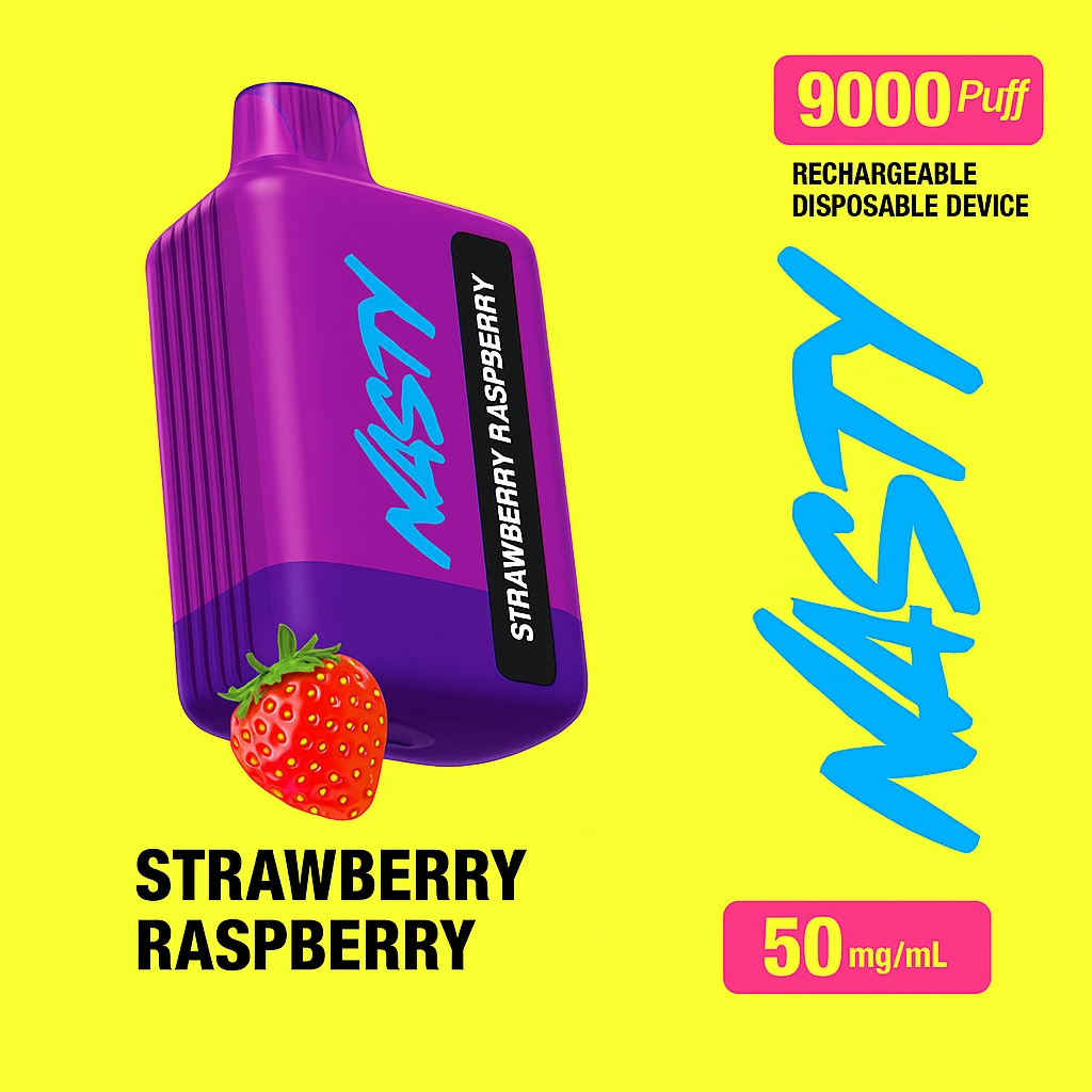 Nasty - Strawberry Raspberry - 9000 Puffs - 5% | Smack That