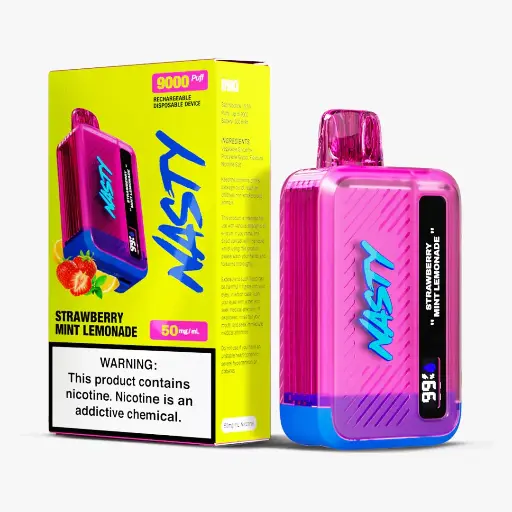Nasty - Strawberry Mint lemonade - 9000 Puffs - 5% 