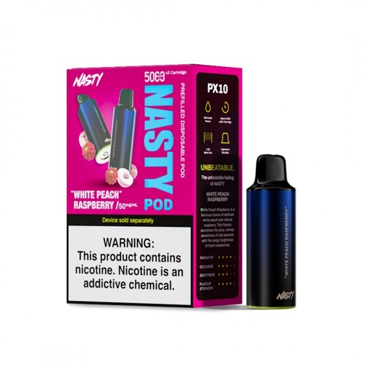 Nasty - White Peach Raspberry - 5000 Puffs - 5%
