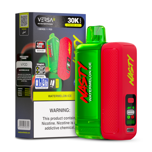 Nasty - Versa - Watermelon Ice - Cartridge - 30000 Puffs - 5%