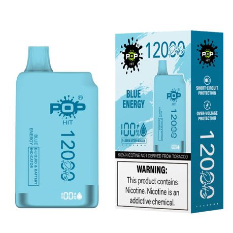 Pop hits - Blue Energy -12000 Puffs - 5% | Smack That