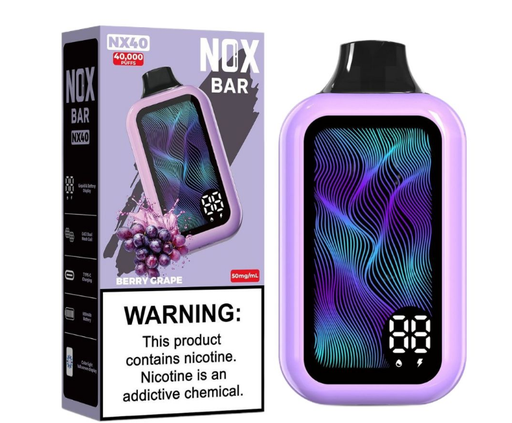Nox Bar - Berry Grape - 40 000 Puffs - 5% 