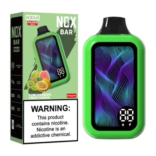 Nox Bar - Kiwi Passionfruit Guava - 40 000 Puffs - 5%   
