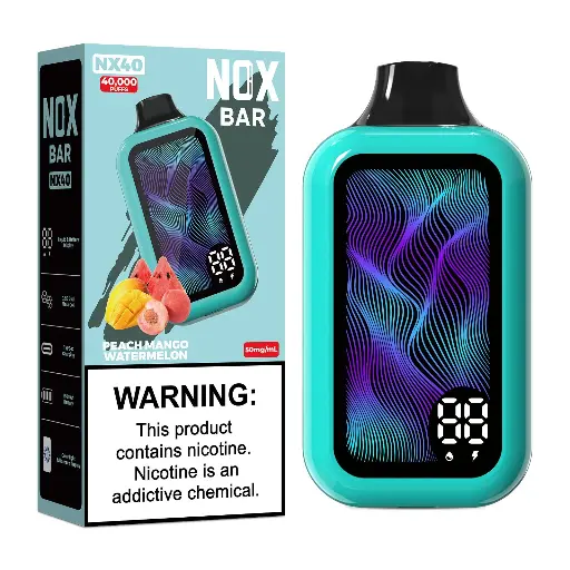 Nox Bar - Peach Mango Watermelon - 40 000 Puffs - 5%    