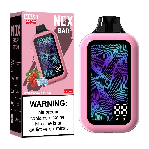 Nox Bar - Strawberry Ice - 40 000 Puffs - 5%   