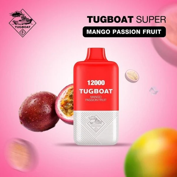 Tugboat - Passionfruit Mango - 12000 Puffs - 5%  