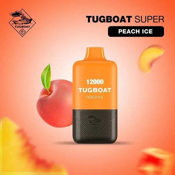 Tugboat - Peach Ice - 12000 Puffs - 5%  