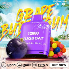 Tugboat - Grape Bubblegum - 12000 Puffs - 5%  