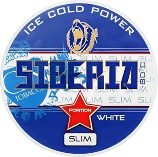 Snuss - Siberia - Blue Slim White - 24MG 