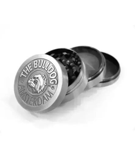 Bulldog - Grinder - Metal 4PC - Silver