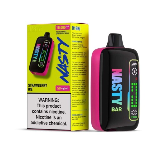 Nasty - Strawberry ice - 16000 Puffs - 5%