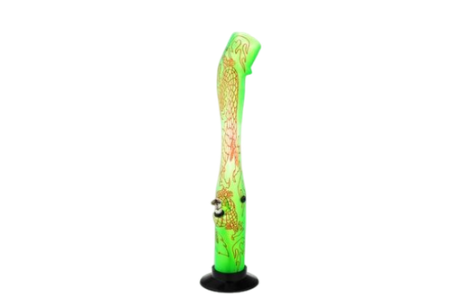 Bong - Acrylic - Green - Dragon - 40CM