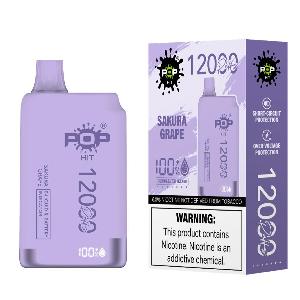 Pop hits - Sakura Grape -12000 Puffs - 5%