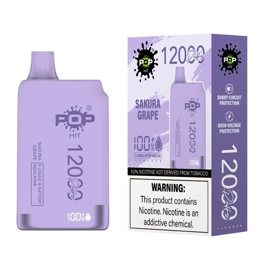 Pop hits - Sakura Grape -12000 Puffs - 5% 